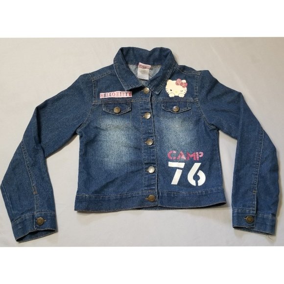 Hello Kitty Other - Hello Kitty Sanrio Denim Jean Jacket Kids Medium
